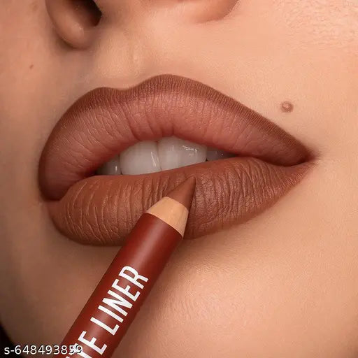 Trending Colour Rendering & Waterproof Long Wearing Smooth Lip & Eye Liner For Woman & Girls Pack of 12