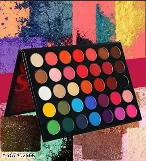 Eyeshadow Palette 35 Colors Mattes And Shimmers High Pigmented Color Studio Palette 42 g (MultiColor) 42 g 42 g (MULTICOLOR)