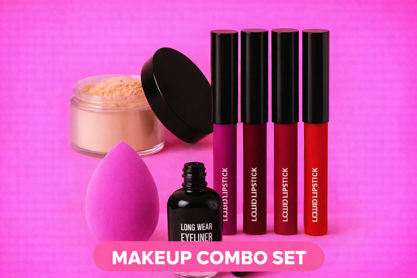 Pout Party Makeup Combo Kit for Women