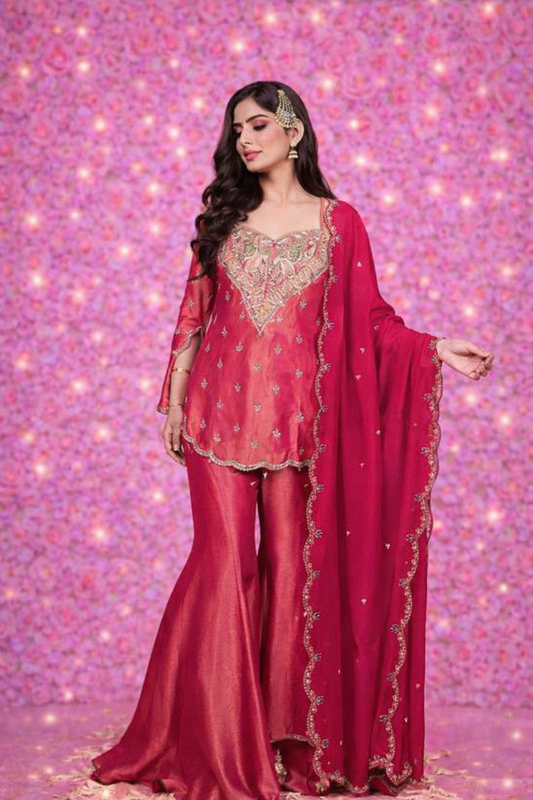 Classic Indian suit with timeless charm