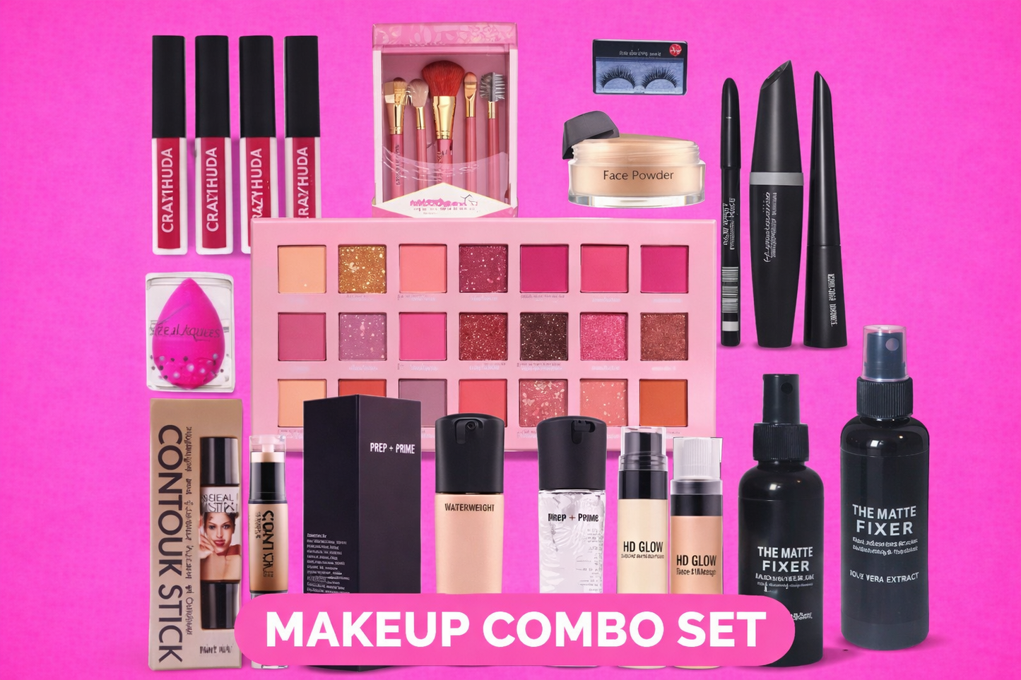 HD Waterproof Makeup Kit Combo Set