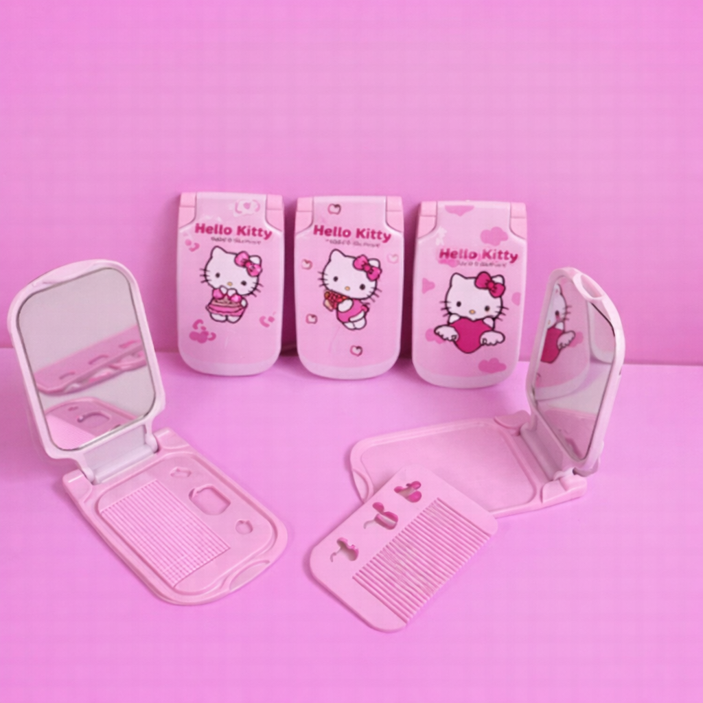 BABY PINK PACK OF 1 PCS RANDOM Hanchao Hello Kitty Mirror