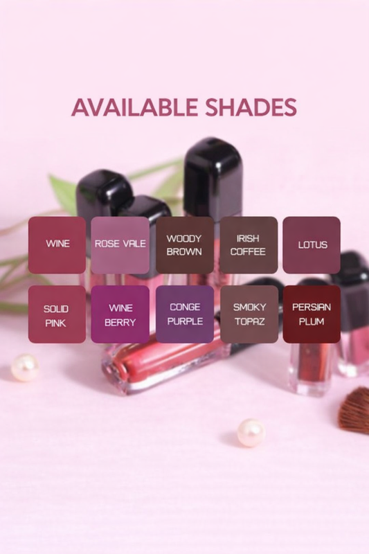 RONZILLE Signature Waterproof Matte Collection
Waterproof • Non-Transfer • Long-Lasting Liquid Lipsticks