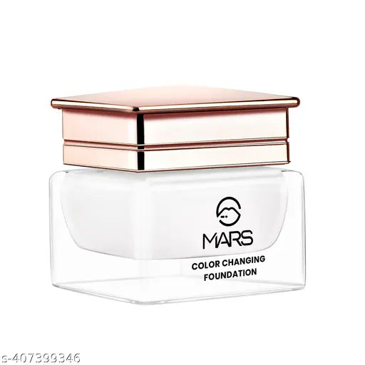 MARS Color Changing Water proof Satin Finish Liquid Foundation (White, 20 ml)