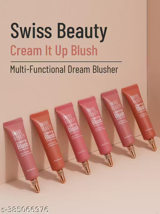 Swiss Beauty Cream It Up Blusher With Shea Butter - 5 Cheek-o-pink