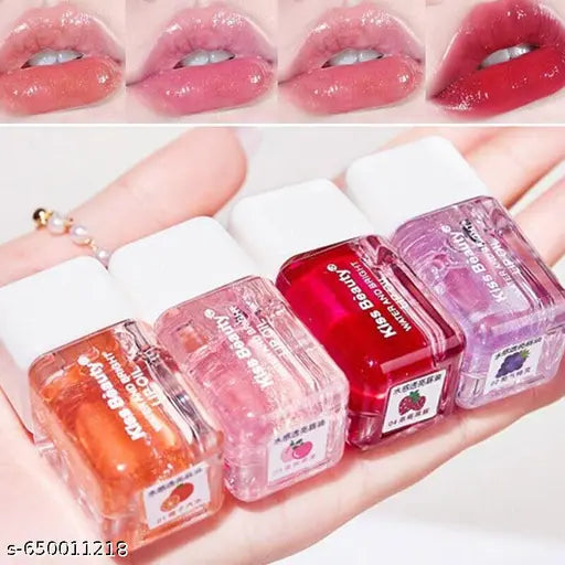 Korean lip gloss pack of 2 multicolour