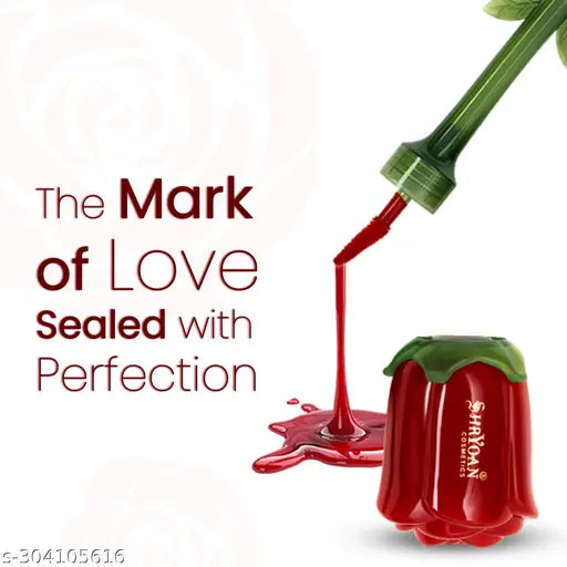 Shryoan Rose Liquid Smudge Proof & Waterproof Maroon Sindoor | Full Coverage, Natural Finish, Paraben-Free For Bridal | Travel Size (Maroon)