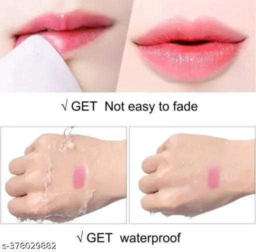2Pc Teddy Lip Gloss Tint, 7ml For Dry And Chapped Lips, Moisturizing And Hydrating Eye Catching Cute