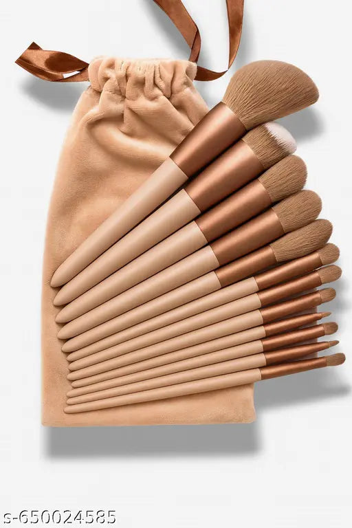 PROFESSIONAL FIX+ MAKEUP BRUSHES PINK COLOUR SET OF 13PCS