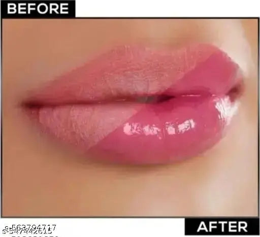 Long Crystal Teddy Lip Gloss with IceCream shaped Lip Gloss Tint (Pack of 2) (Random Colors) Lip oil, Lip Plump, Lip Stain