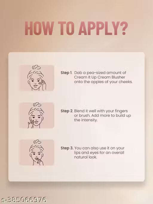 Swiss Beauty Cream It Up Blusher With Shea Butter - 5 Cheek-o-pink