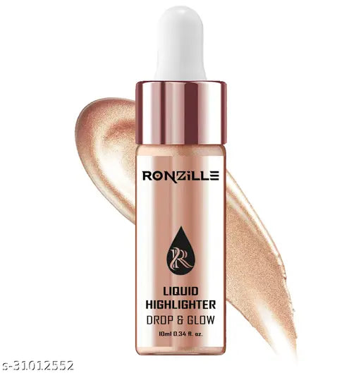 Ronzille Liquid Illuminator Ultra Smooth Shine Waterproof Face And Body Highlighter (10 ML X 2)