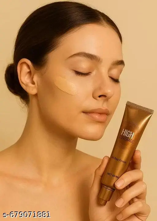 Ultra smooth , waterproof long lasting makeup base high coverage founadtion.