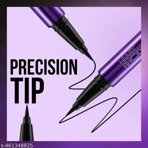 Hilary Rhoda Perfection Pen Eyeliner | Smudge-Proof & Waterproof Eyeliner | Precision Tip & Matte Finish | Cruelty-Free, Vegan & Paraben-Free - 0.6ml
