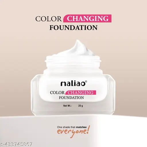 Maliao colour changing waterproof foundation with satin finish