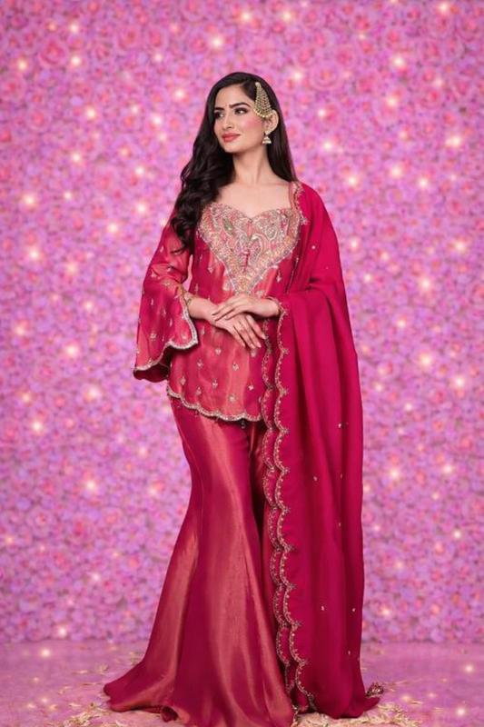 Classic Indian suit with timeless charm