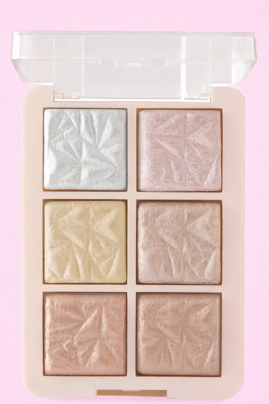 MARS 6 Shade illuminating Highlighter and Blusher Palette Highlighter