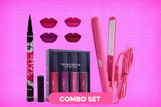 LIPSTICK EYELINER WITH STRAIGHTENER SET