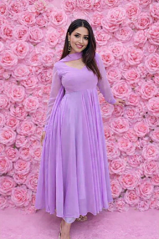Flowy Anarkali suit Set