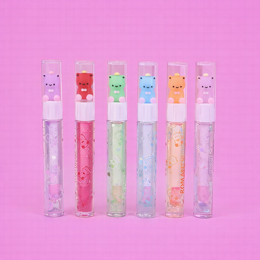 Teddy Lip Gloss Tint  For Dry And Chapped Lips 2pc