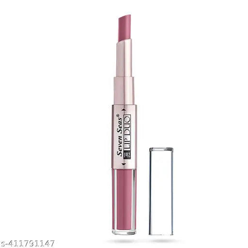 Seven Seas 2 in 1 Lipstick | Full Coverage | Comfortable | 2 in 1 | Lipstick + Liquid Lipstick (Rose)