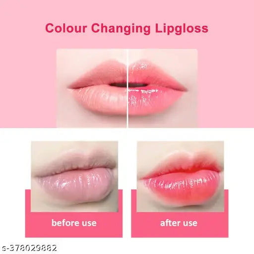 2Pc Teddy Lip Gloss Tint, 7ml For Dry And Chapped Lips, Moisturizing And Hydrating Eye Catching Cute