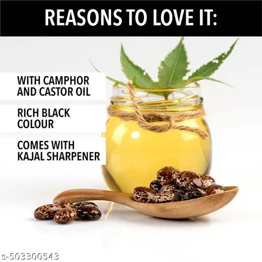 Blue Heaven Get Bold Kajal Pencil 3.2G Black (Pack of 3)