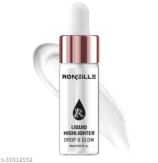 Ronzille Liquid Illuminator Ultra Smooth Shine Waterproof Face And Body Highlighter (10 ML X 2)